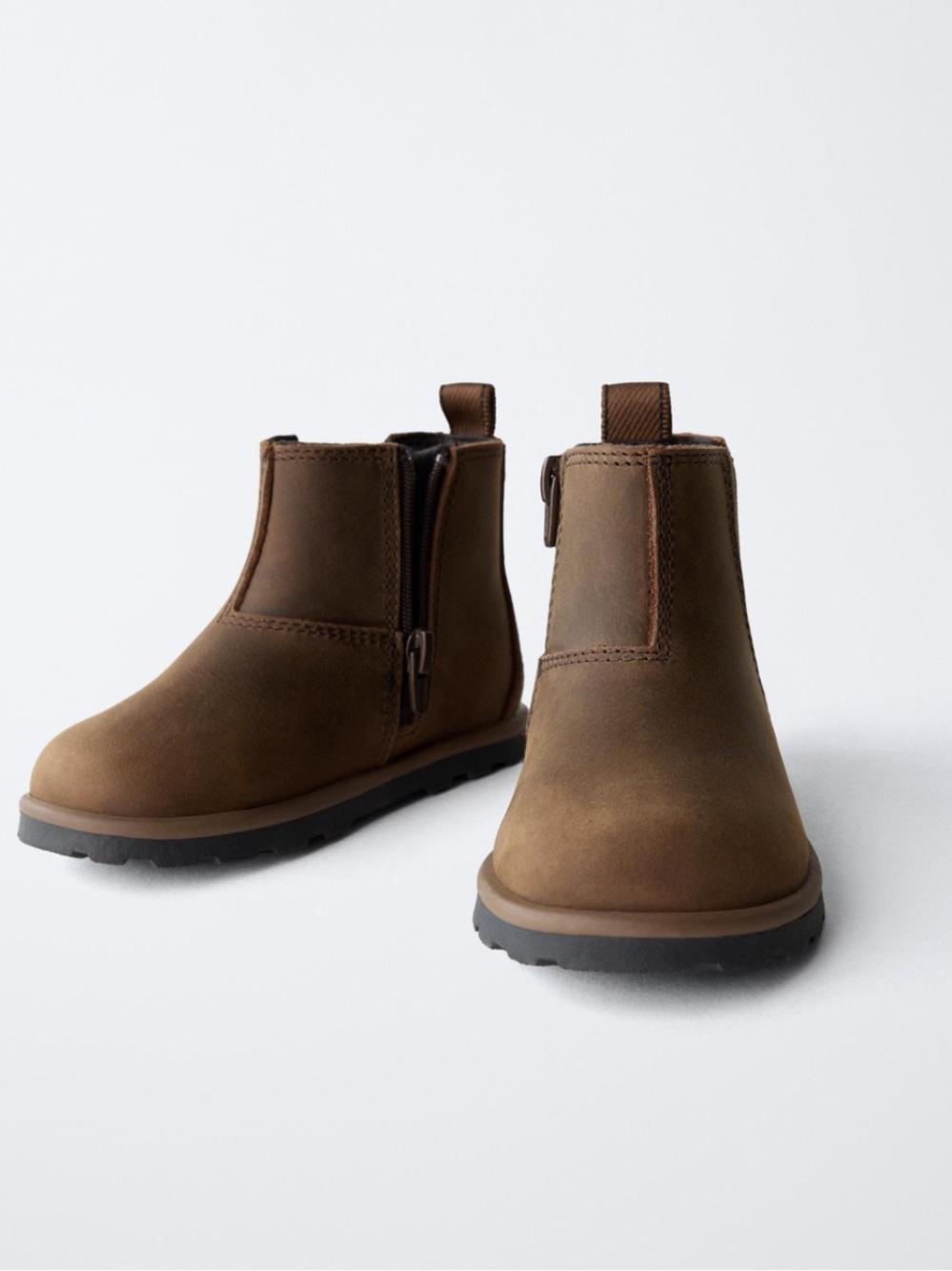 Zara Kids Brown Chelsea Boots Toddler 5 1/2